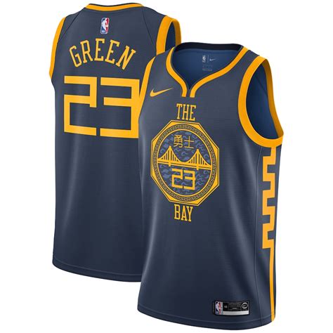 Nike Draymond Green Golden State Warriors Navy City Edition Swingman Jersey