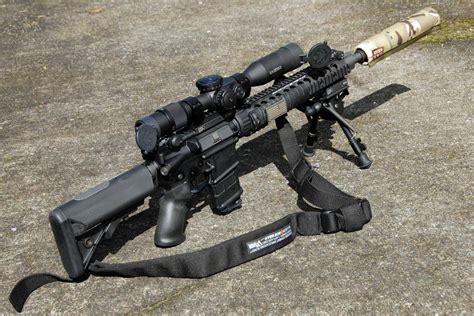 weaponslover: Mk12 Mod 1 SPR with U.S. Optics SN-3 T-PAL 1.8-10x37mm C2 reticle Assault Weapon ...