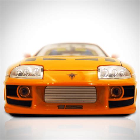 Fast + Furious // Brian's 1993 Toyota Orange Supra + 1995 Toyota White Supra 1:24 // Premium ...