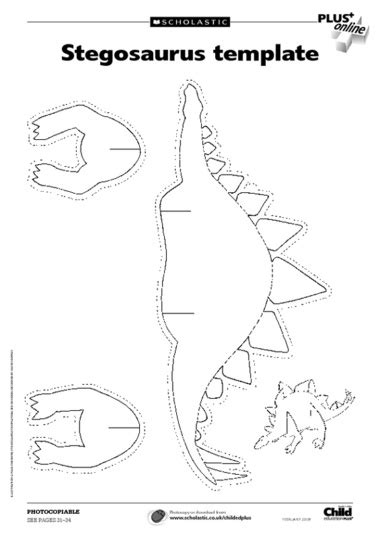 Dinosaur Templates - Free Printable Dinosaur Shapes and Stencils