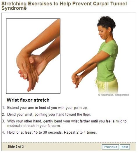 Wrist Flexor #Stretch | Work Exercises | Pinterest