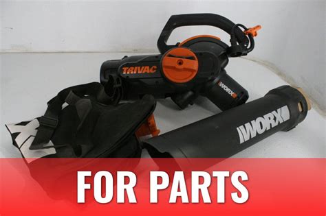 FOR PARTS WORX WG512 12 amp TRIVAC 3 in 1 Electric Leaf Blower Mulcher Vacuum 845534018349 | eBay