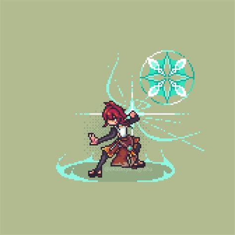 Eka Setya Nugraha on Instagram: "Genshin Impact Pixel Art - Shikanoin Heizou. This one is ...