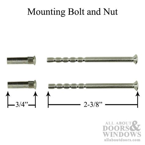 Blind Nut & Breakaway Mounting Bolt - Choose Finish