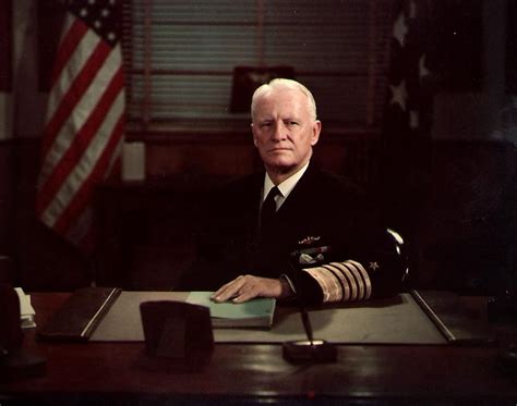 [Photo] Portrait of US Chief of Naval Operations Fleet Admiral Chester Nimitz, Dec 1945-Dec 1947 ...