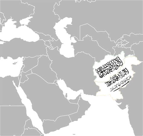 Map of the Islamic Emirate of Afghanistan and of the Islamic Emirate of Pakistan : imaginarymapscj