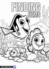Coloring Book Nemo  Free Printable coloring pages sketch template