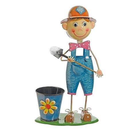 20 Boy With Shovel and Polka Dot Bow Tie Decorative Spring Outdoor ...