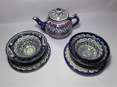 A Set of Ceramic Tea Set. - Etsy