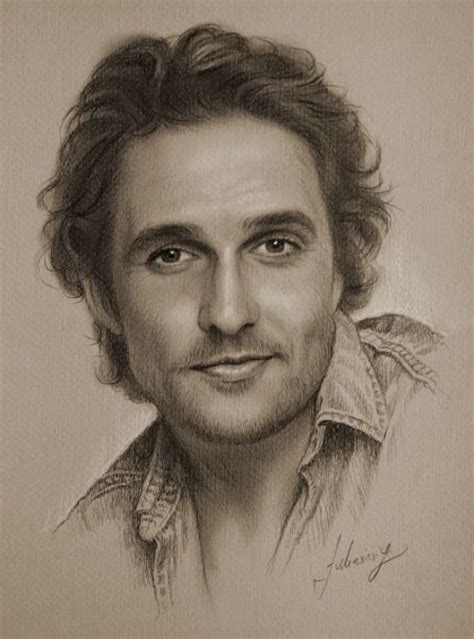 Matthew McConaughey by Krzysztof Lukasiewicz | Portrait, Pencil ...