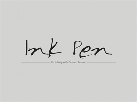 Ink Pen Font | dafont.com