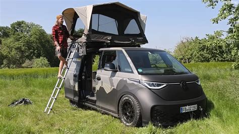 Volkswagen ID Buzz Adventure Camper Conversion Has Air Suspension and ...