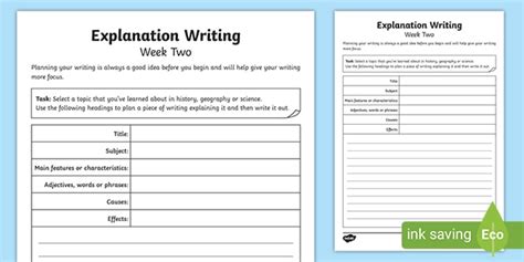 Explanation Text Worksheet For Grade 2