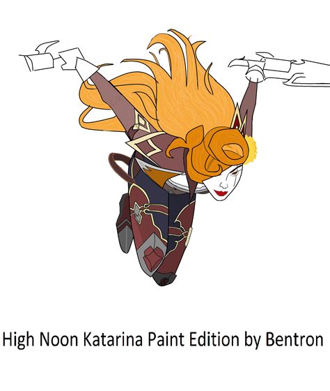 High Noon Katarina Paint Edition fan art : r/KatarinaMains