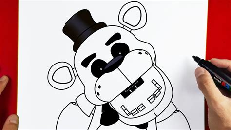 How to Draw Golden Freddy - Five Nights at Freddy's | FNAF - YouTube