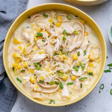 Easy Creamy Chicken Noodle Soup | Recipe | Creamy chicken noodle soup ...