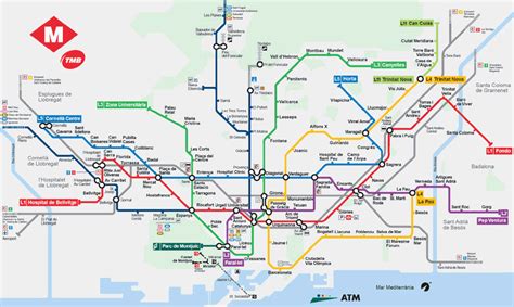 Metro Map Pictures: The Barcelona Metro Map images