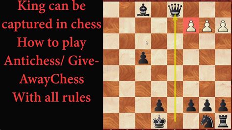 How to play Antichess, GiveAway , Killer Chess! Anti chess /Giveaway chess (Hindi)Loosing |# ...