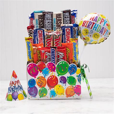 Have a Sweet Day Birthday Candy Basket | Birthday candy, Candy bar ...