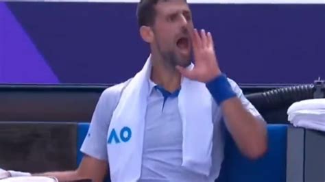 Furious Novak Djokovic has Australian Open meltdown and shouts at his ...