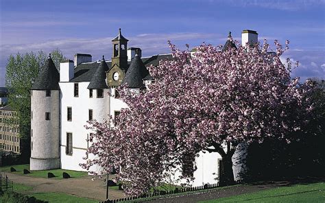 HD wallpaper: Beautiful Scottish Castle & Flowering Tree, nature, castles | Wallpaper Flare