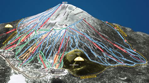 Mt. Bachelor Trail Map - FREESKIER