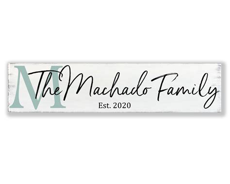 Personalized Family Name Wood Sign | Rusticly Inspired Signs