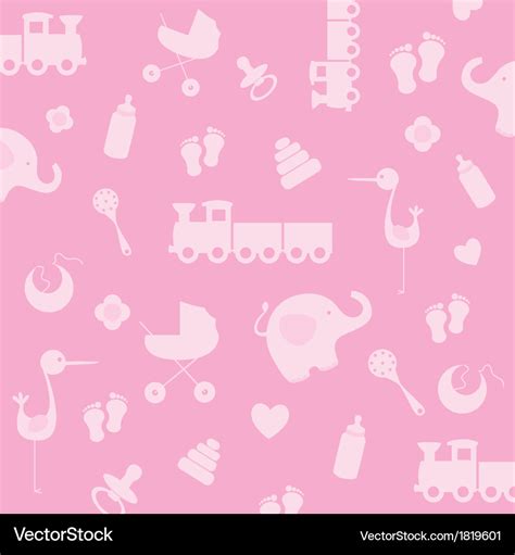 Background baby girl Royalty Free Vector Image