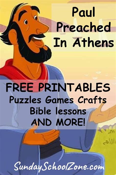 Paul In Athens Coloring Pages For Kids