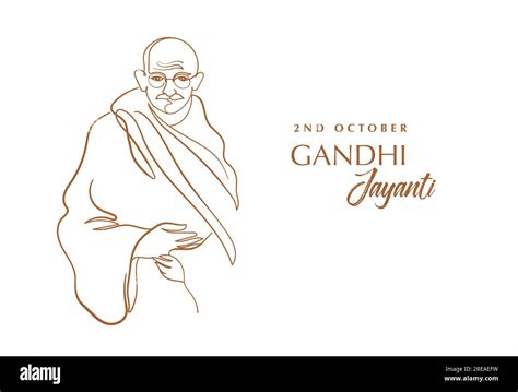 Gandhiji With Charkha Drawing