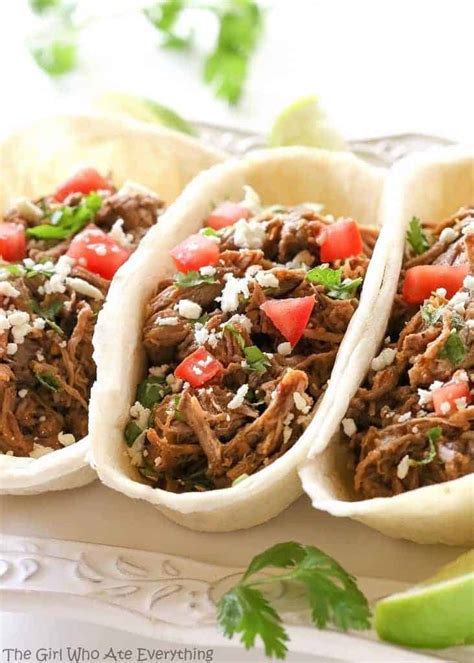 Barbacoa Tacos Recipe - The Girl Who Ate Everything