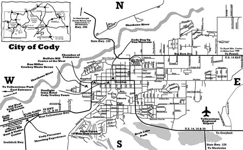 Area Maps Map Of Cody Wyoming Cody Yellowstone | Hot Sex Picture