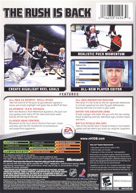 NHL 06 cover or packaging material - MobyGames