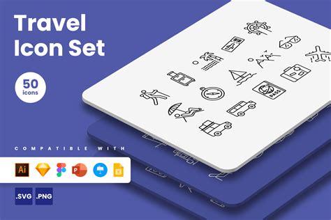 Travel Icons – Slidewalla