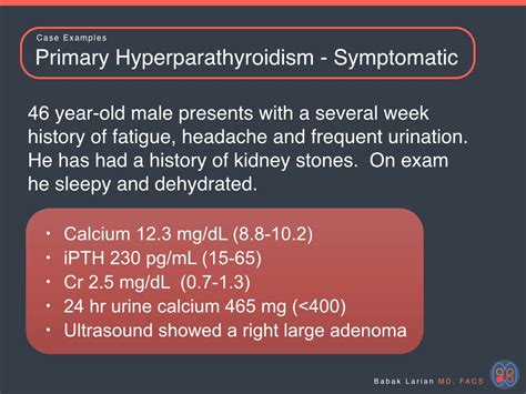 Hyperparathyroidism Diagnosis for Parathyroid Disease | Dr. Larian