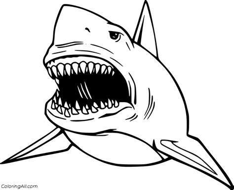 Megalodon Coloring Pages | Free Printable | Vector Format