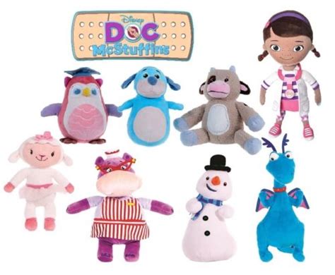 NEW OFFICIAL 12" DOC MCSTUFFINS PLUSH SOFT TOYS HALLIE LAMBIE STUFFY ...