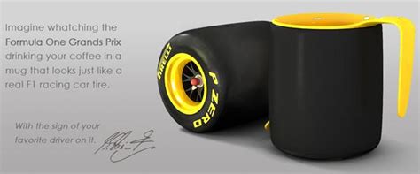 Pirelli Coffee Mug for F1 Racing Fans | Gadgetsin