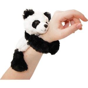 HUGGERS PLUSH PANDA SLAP BRACELET STUFFED ANIMAL TOY BY WILD REPUBLIC ...