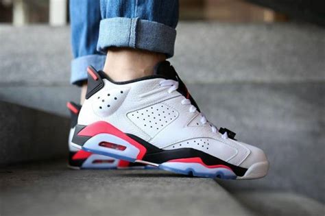 NIKE Air Jordan 6 Retro Low 304401-123 White/Infrared 23/Bla | Kixify Marketplace