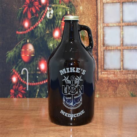 Personalized Beer Growler 64 OZ. Use your artwork or design idea or use our many choices of ...