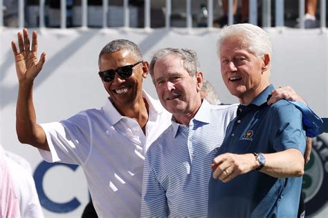 Bush, Obama, and Clinton Golf Photos at 2017 Presidents Cup | POPSUGAR News