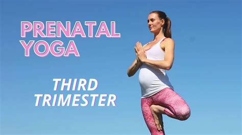 Prenatal Yoga - Third Trimester sequence - YouTube