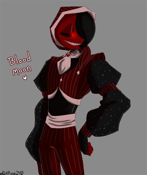 Bloodmoon Drawing by @punkrose240