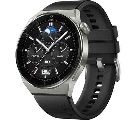 HUAWEI Watch GT 3 Pro Titanium - Black, 46 mm Fast Delivery | Currysie