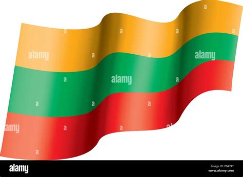 Lithuania flag, vector illustration Stock Vector Image & Art - Alamy