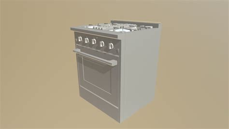 Thorkitchen 30" Gas Range - Download Free 3D model by allenbranch [f1d895f] - Sketchfab