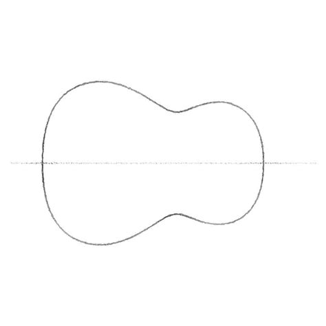 Big Guitar Outline Drawing at GetDrawings | Free download