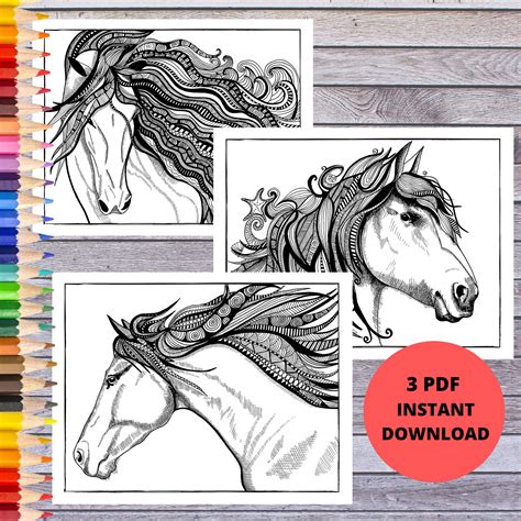 top 55 free printable horse coloring pages online - best horse coloring ...