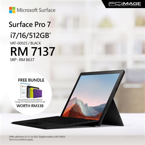 Microsoft Surface Pro 7 Price in Malaysia & Specs - RM6859 | TechNave